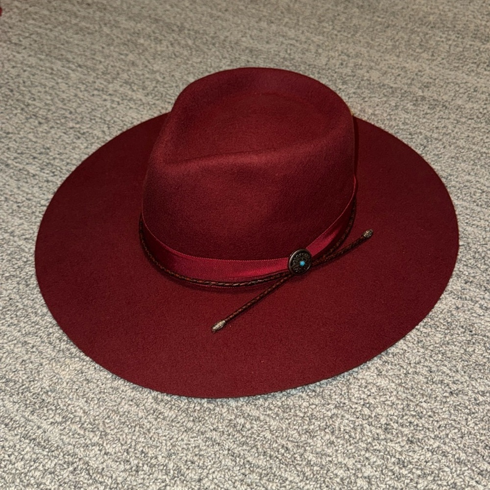 NWT Brand new wide bring fedora hat